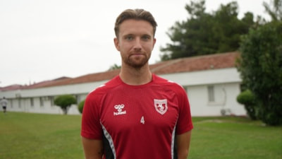 Samsunspor'un İskoç oyuncusu Watt'tan taraftara mesaj