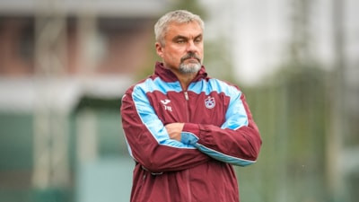 Thomas Reis, Trabzonspor'da ilk idmanına çıktı