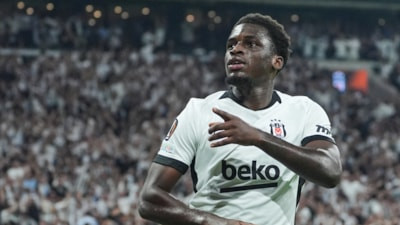 Beşiktaş’ta Ernest Poku ilk golünü kaydetti