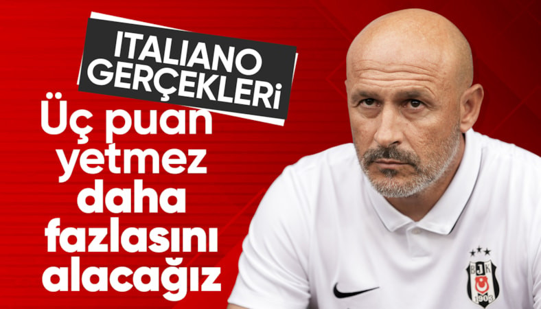 Vincenzo Italiano: 3 puan yetmez, daha fazla puan almamız lazım