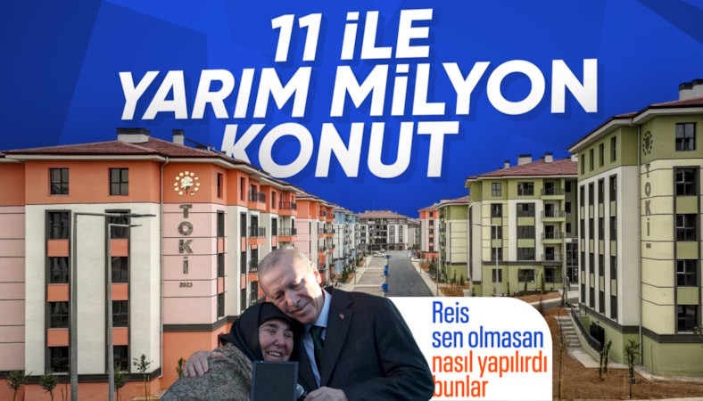 Murat Kurum: 11 ilde yarım milyon konut yaptık
