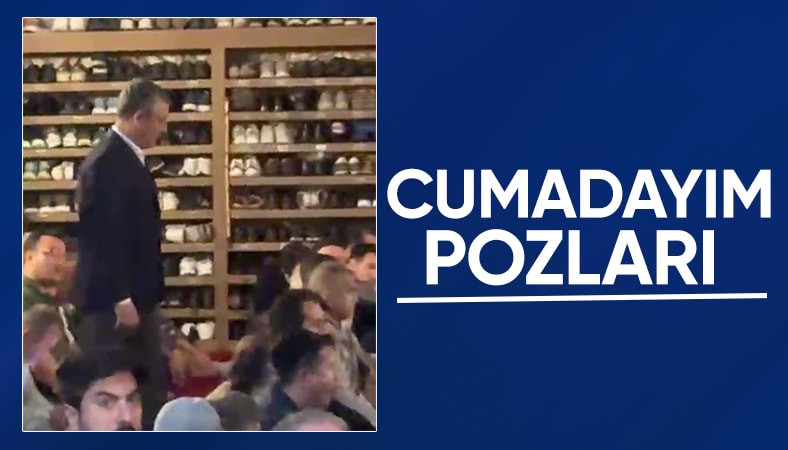 Özgür Özel Bursa'da Ulu Cami'de cuma namazı kıldı
