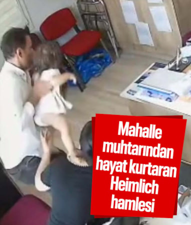 İzmir'de soluk borusuna şeker kaçan çocuk Heimlich manevrasıyla kurtarıldı