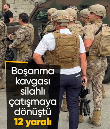 Erzurum’da boşanma kavgası silahlı çatışmaya dönüştü: 5’i ağır 12 yaralı