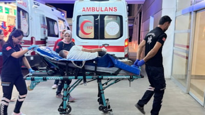 Adıyaman'da kesici aletle kendini yaraladı