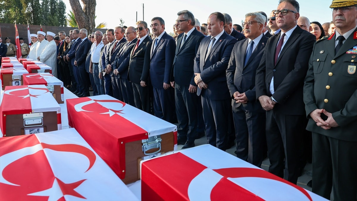 KKTC’de Atlılar Katliamı şehitleri, 52 yıl sonra toprağa verildi