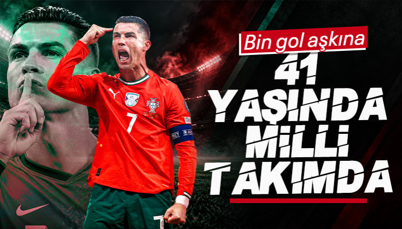 41 yaşındaki Cristiano Ronaldo yeniden milli takımda