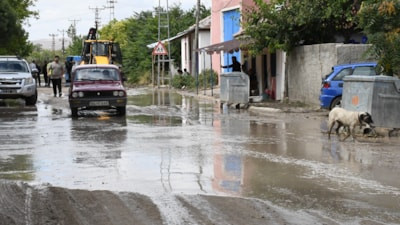 Yozgat’ta iki saatlik sağanak sele neden oldu
