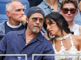 Brad Pitt ve sevgilisi Ramon'dan ABD Açık'ta samimi anlar