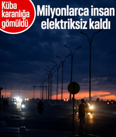 Küba’da elektrik kesintisi hayatı felç etti: İnsanlar karanlığa gömüldü