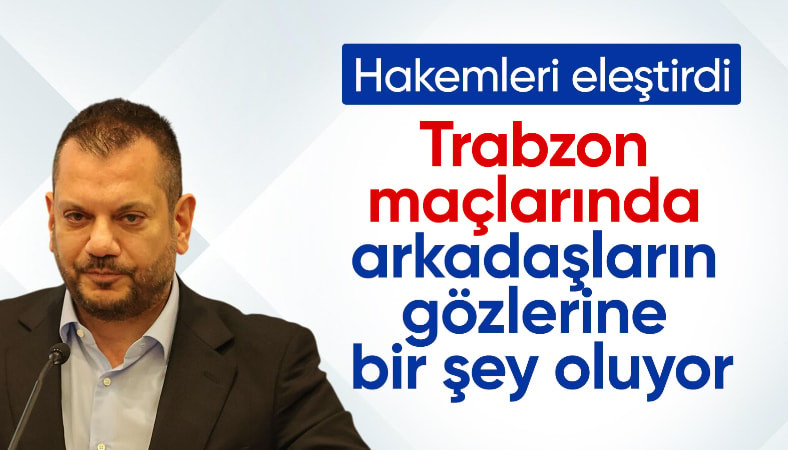 Ertuğrul Doğan: Trabzonspor maçlarında arkadaşların gözlerine bir şey oluyor