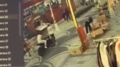 Tekirdağ'da bisikletli çocuğa motosiklet çarptı