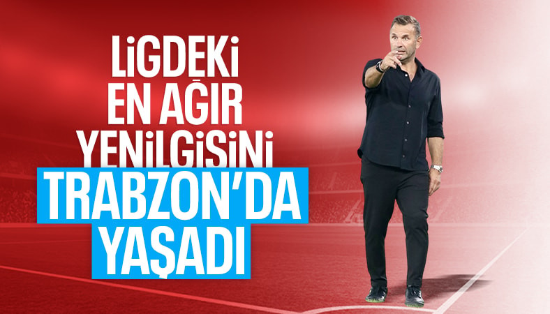 Galatasaray, Okan Buruk dönemindeki en ağır yenilgisini Trabzonspor'a karşı aldı