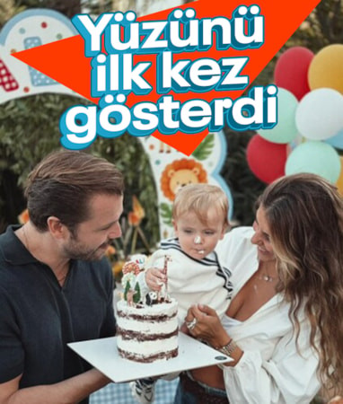Tolga Sarıtaş ve Zeynep Mayruk'un oğlu 1 yaşına girdi