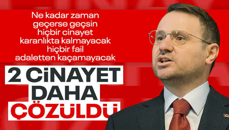 'İki faili meçhul cinayet dosyası daha aydınlatıldı'