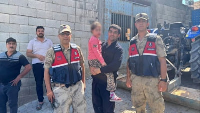 Kilis'te kaybolan down sendromlu çocuk jandarma tarafından bulundu