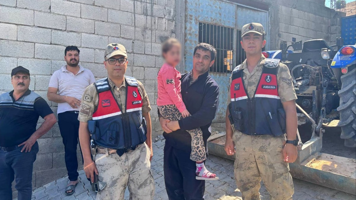 Kilis'te kaybolan down sendromlu çocuk jandarma tarafından bulundu