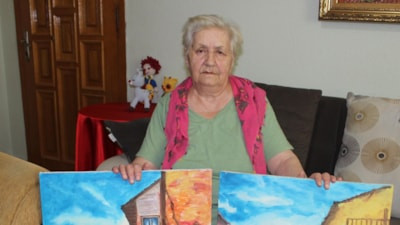 Tekirdağ'da 72 yaşından sonra ressam oldu