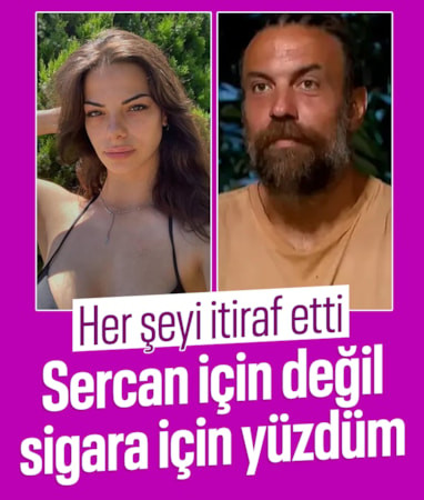 Survivor Beyza'dan Sercan itirafı: Sigara için yüzdüm