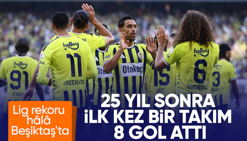 Fenerbahçe, tarihinin en farklı galibiyetini aldı
