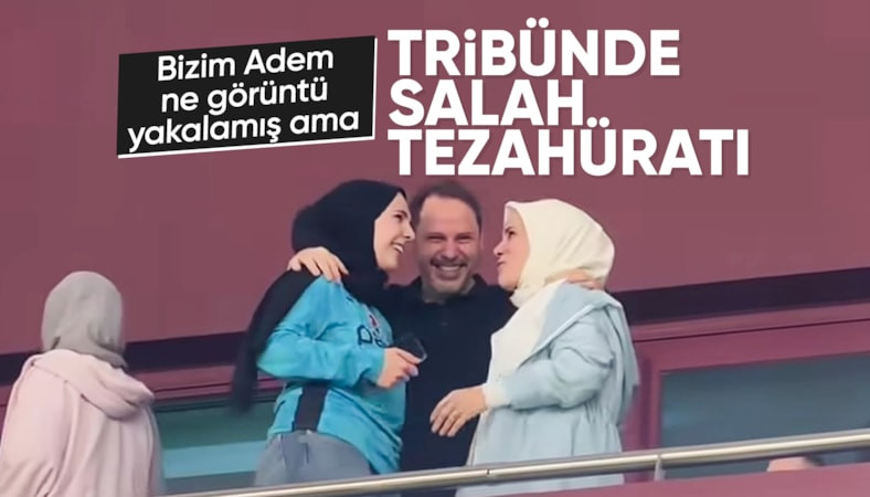 Berat Albayrak ve eşi Esra Albayrak Trabzonspor-Galatasaray derbisini izledi