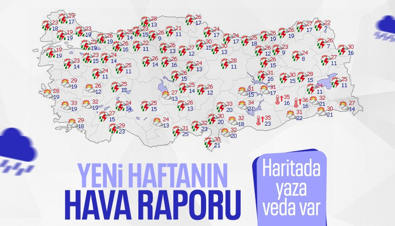 Yeni haftada sıcaklıklar düşecek