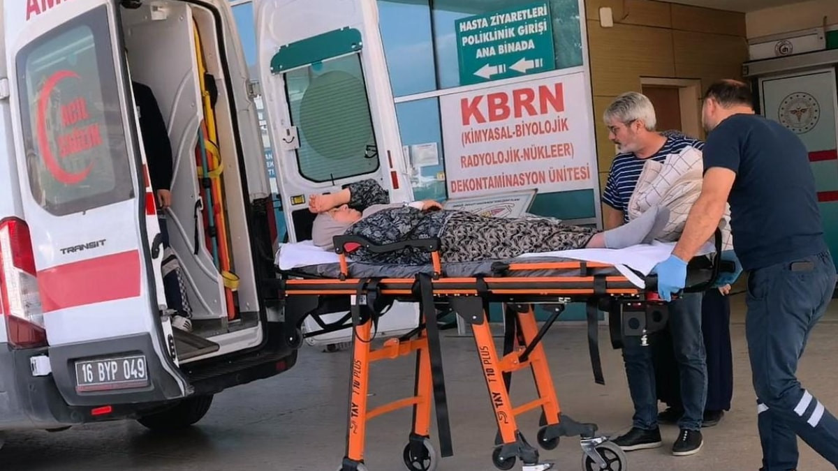 Bursa'da sobadan sızan gazdan zehirlenen çift tedaviye alındı