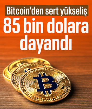 Bitcoin 85 bin dolara dayandı