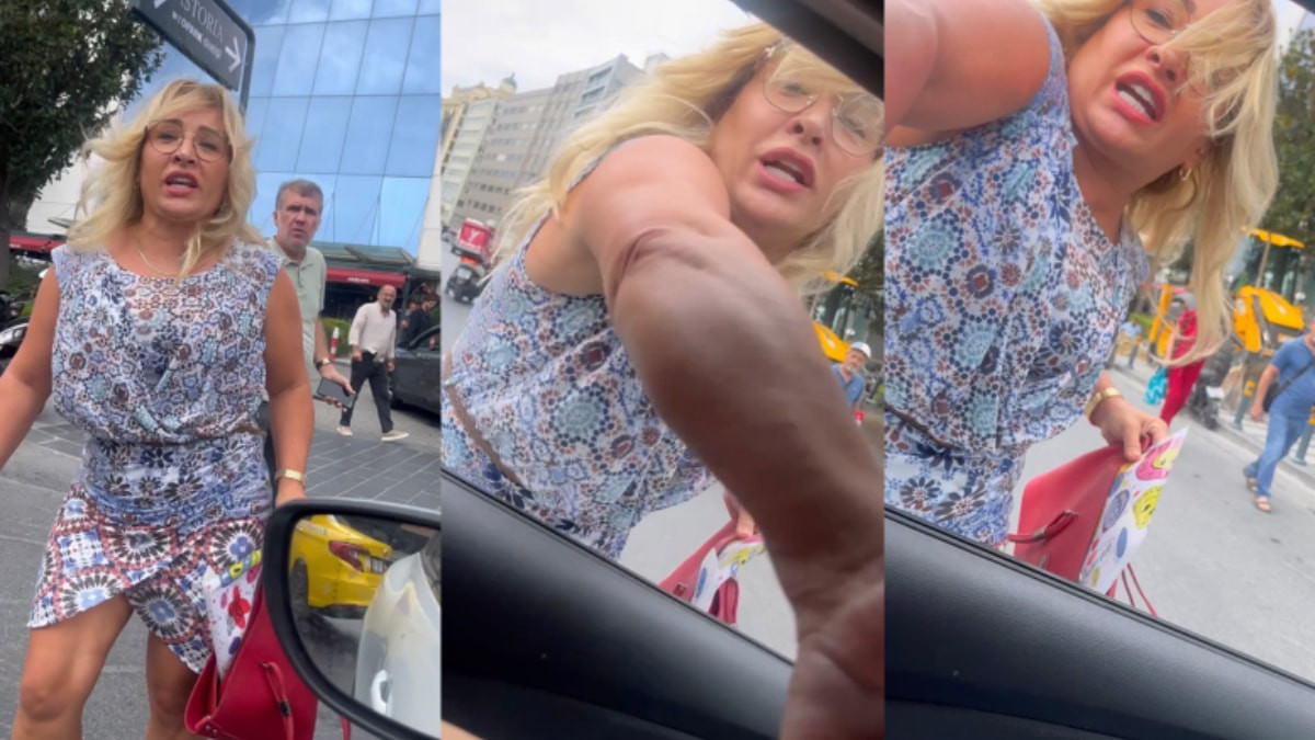 İstanbul'da trafikte kornaya basıp tepki gösteren kadına saldırı