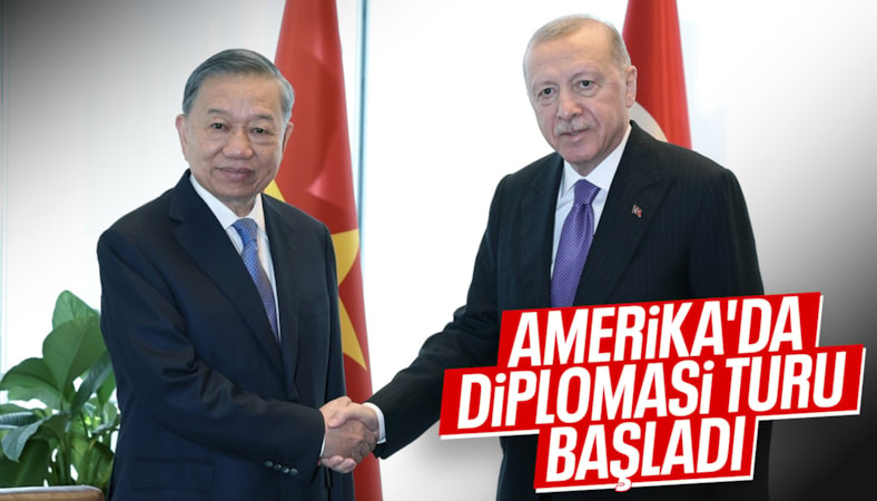 Cumhurbaşkanı Erdoğan'ın ABD'de diplomasi trafiği