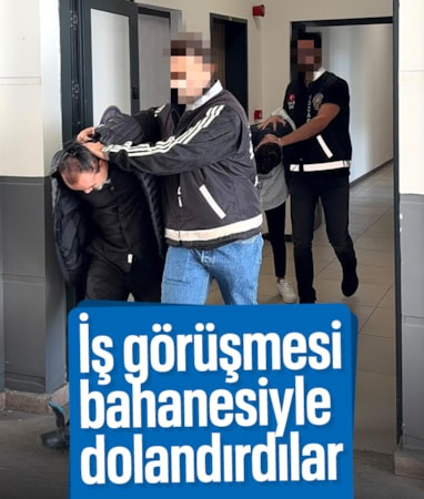 Kocaeli'de iş görüşme bahanesiyle dolandırıcılıkta 2 tutuklama