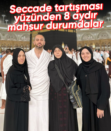 Kabe’de seccade tartışması Ünlüce ailesini 8 aydır Suudi Arabistan’da mahsur bıraktı