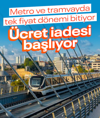 Metro ve tramvayda tek fiyat dönemi bitiyor
