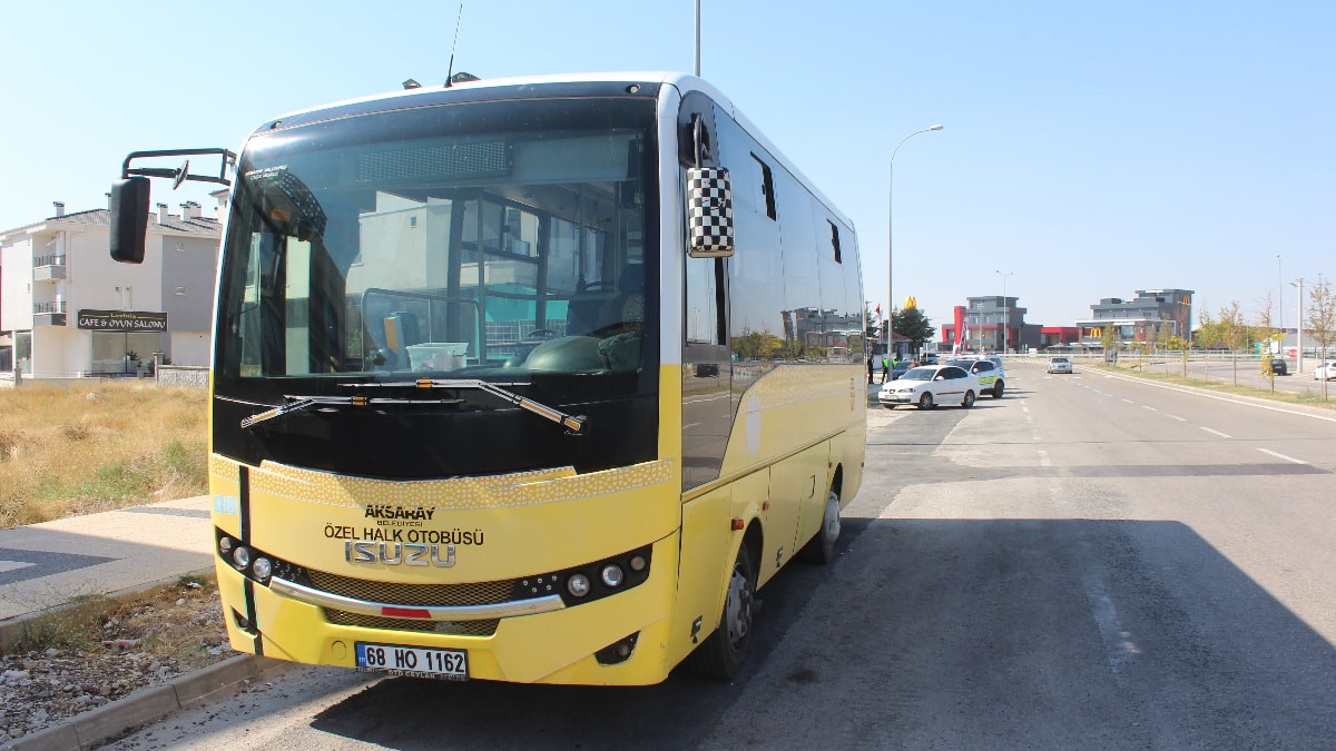 Aksaray'da yolcu alma kavgasında halk otobüsü şoförü kalp krizi geçirdi