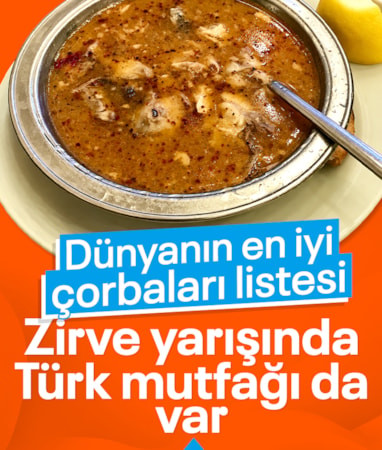 Beyran çorbası, dünyanın en iyi ikinci çorbası seçildi