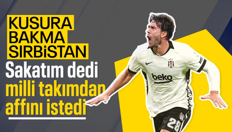 Dusan Vlahovic milli takımdan affını istedi: Sakatım...