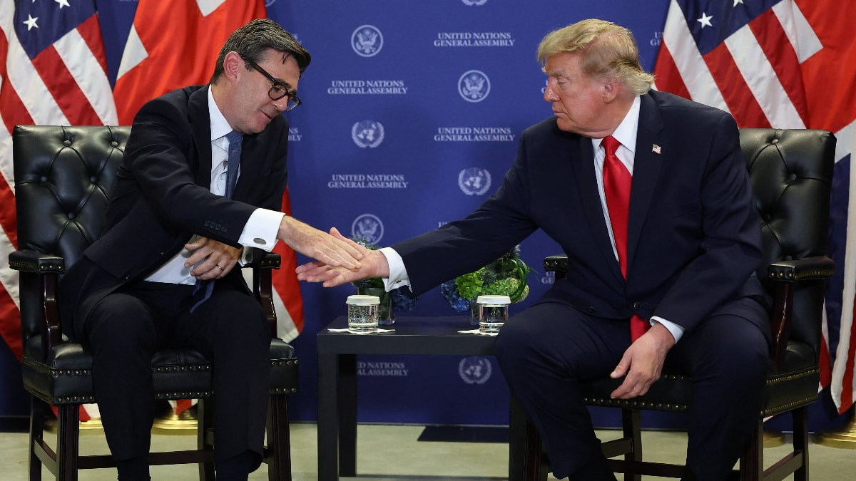 Donald Trump ile Andy Burnham BM Genel Kurulu marjında bir araya geldi - ensonhaber.com