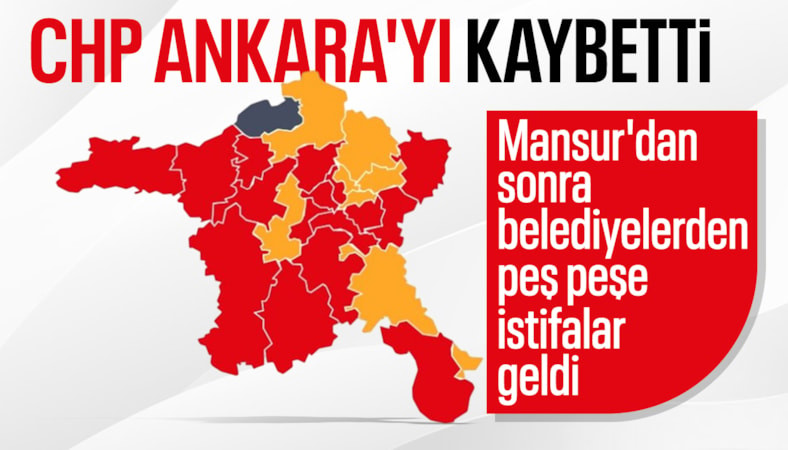 Ankara'da 7 ilçe belediye başkanı CHP'den istifa etti
