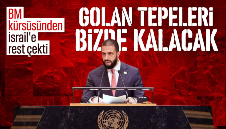 Suriye Cumhurbaşkanı Ahmed Şara: Golan Tepeleri, Suriye topraklarında olacak
