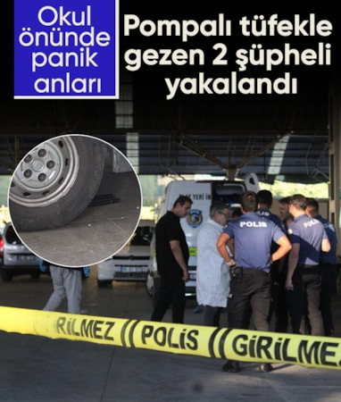 Aydın’da okul önünde gizlenmiş pompalı tüfek bulundu