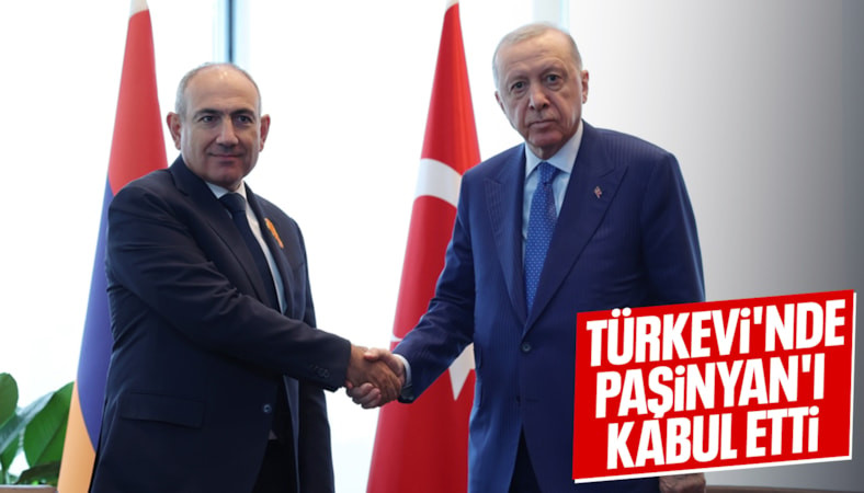 Cumhurbaşkanı Erdoğan, Ermenistan Başbakanı Nikol Paşinyan'ı kabul etti