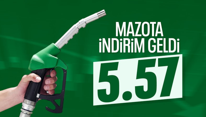 Motorine 5 lira 57 kuruş indirim