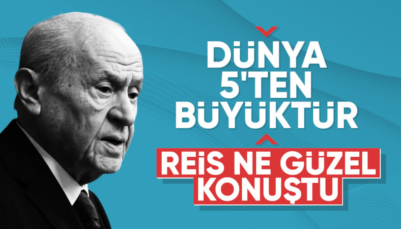 Devlet Bahçeli'den Cumhurbaşkanı Erdoğan'a BM teşekkürü