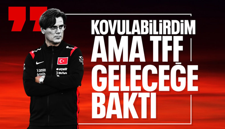 Vincenzo Montella: Görevden alınabilirdim ama federasyon geleceğe baktı
