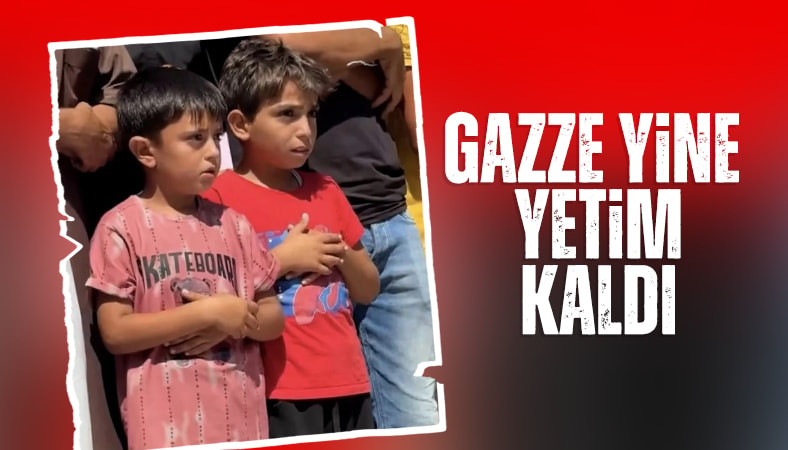 Gazzeli çocukların babalarına acı vedası