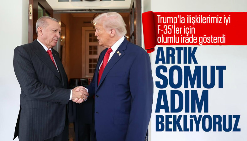 Cumhurbaşkanı Erdoğan'dan F-35 yorumu