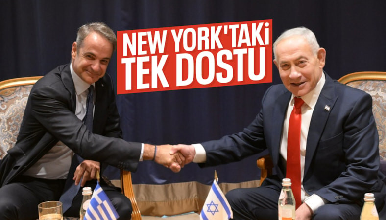 Binyamin Netanyahu ile Kiryakos Miçotakis New York'ta bir araya geldi
