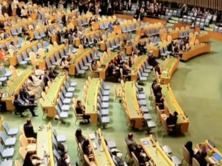Birleşmiş Milletler Genel Kurulu'na hitap eden Netanyahu protesto edildi