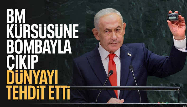 Binyamin Netanyahu tüm dünyayı çağrı cihazıyla tehdit etti