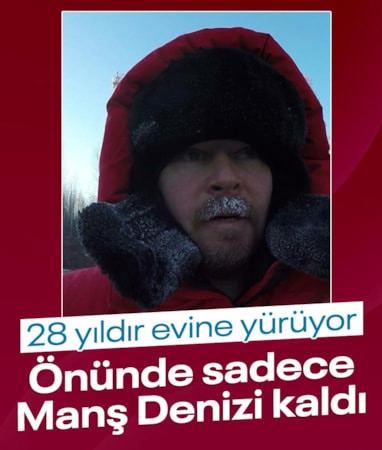 İngiliz maceracı Bushby 28 yıldır evine yürüyor: Önünde sadece Manş Denizi kaldı
